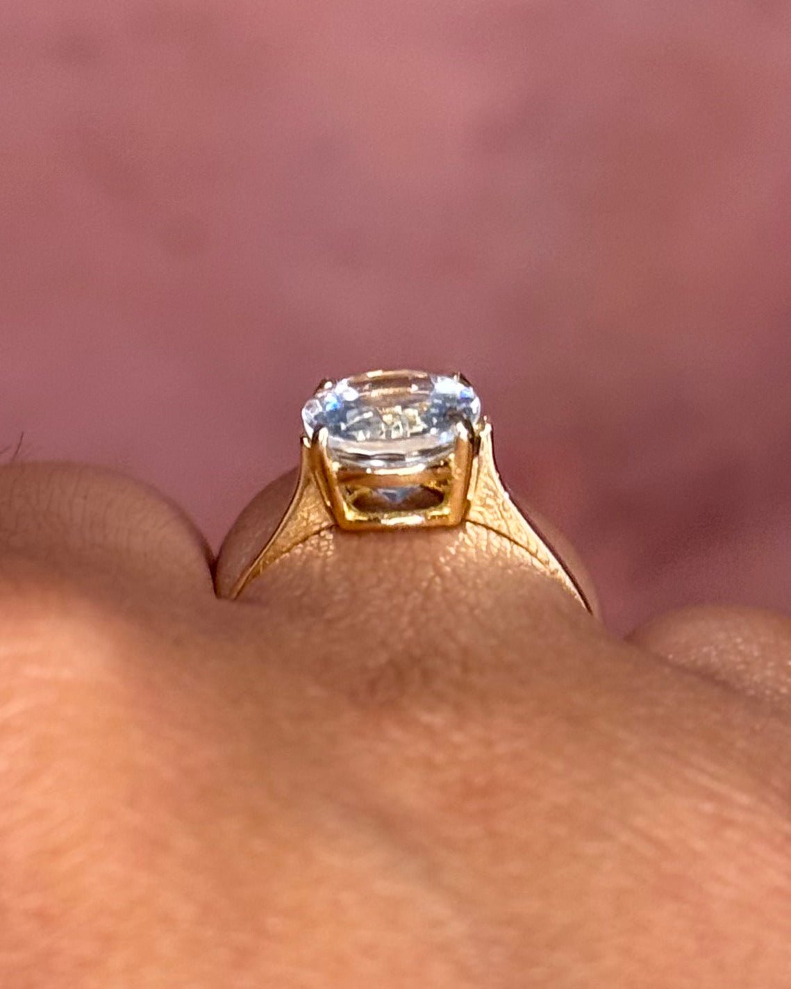 Bague Solitaire Aigue-Marine 2.69 carats "Fanny" - Elliade Paris