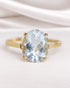 Bague Solitaire Aigue-Marine 2.69 carats "Fanny" - Elliade Paris