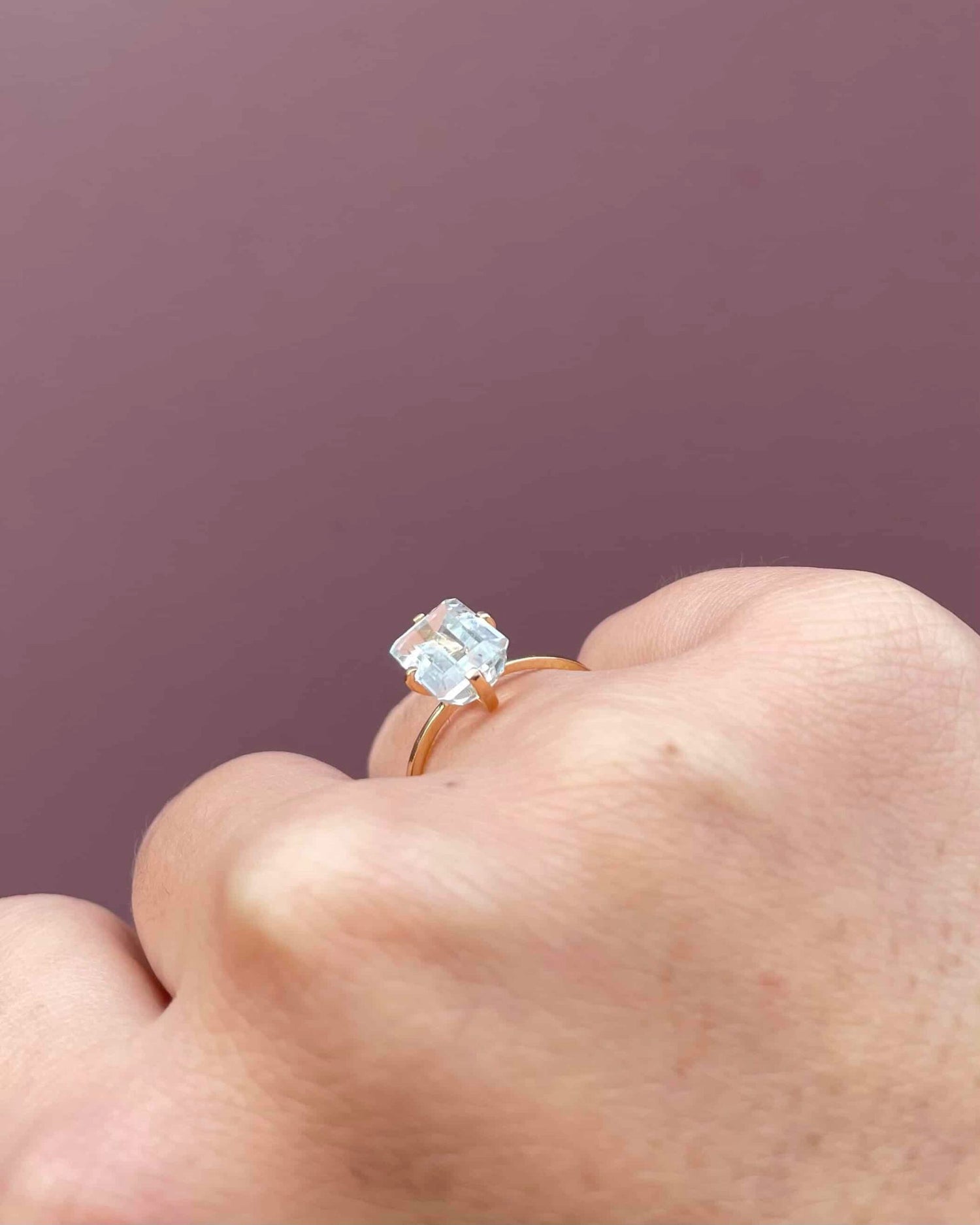 Bague Cocktail Aigue-Marine 2 Carats &quot;Mira&quot;