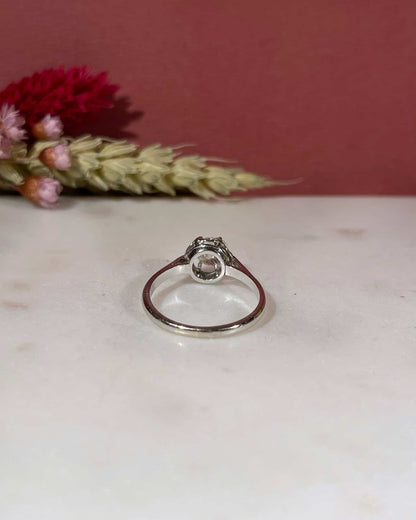 Bague Solitaire Art-déco Diamant 0.64 carat &quot;Renée&quot;