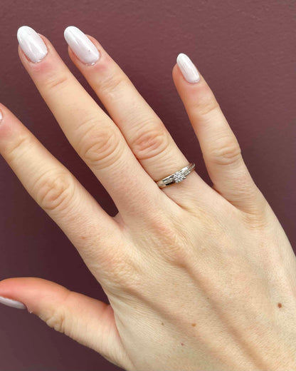 Bague Vintage Solitaire 31 Diamants &quot;Joyce&quot;