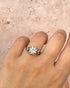 Bague Solitaire Art - Déco Diamants 1.06 carat "Lila" - Elliade Paris