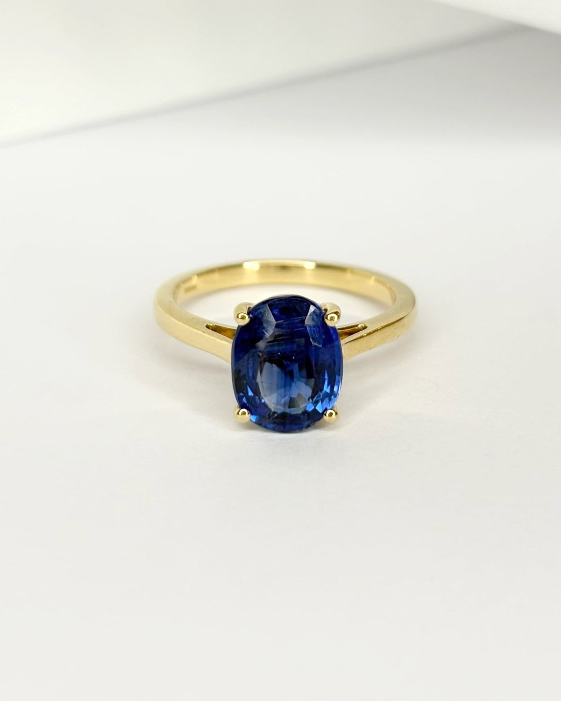 Bague Solitaire Cyanite 2.85 carats &quot;Misha&quot; - Elliade Paris