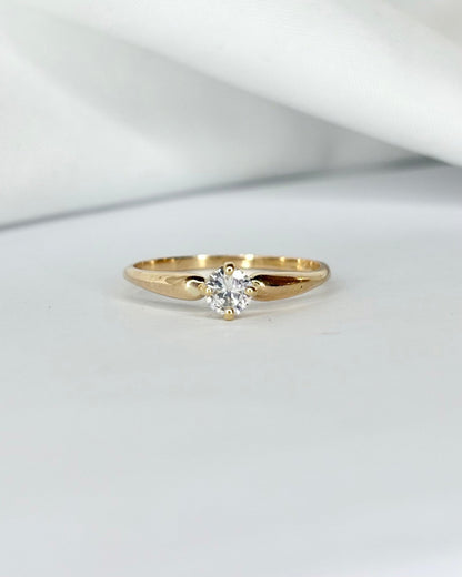 Bague Solitaire Diamant 0.20 carat &quot;Adèle&quot; - Elliade Paris