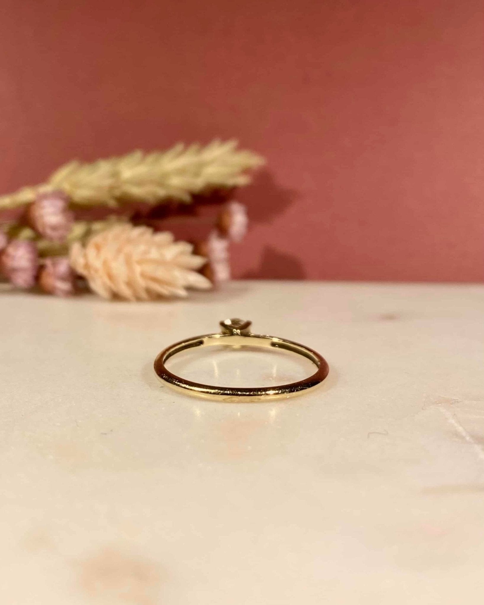 Bague Solitaire Diamant 0.20 carat &quot;Anne - Marie&quot; - Elliade Paris