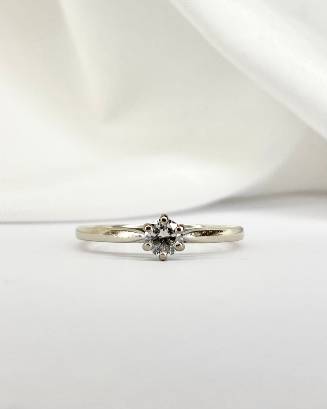 Bague Solitaire Diamant 0.20 carat &quot;Leïla&quot; - Elliade Paris