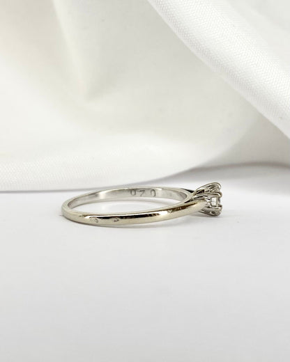 Bague Solitaire Diamant 0.20 carat &quot;Leïla&quot; - Elliade Paris