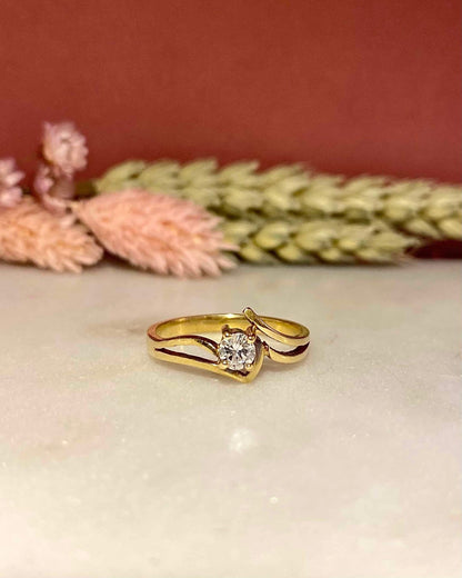 Bague Solitaire Diamant 0.25 carat &quot;Alisson&quot; - Elliade Paris