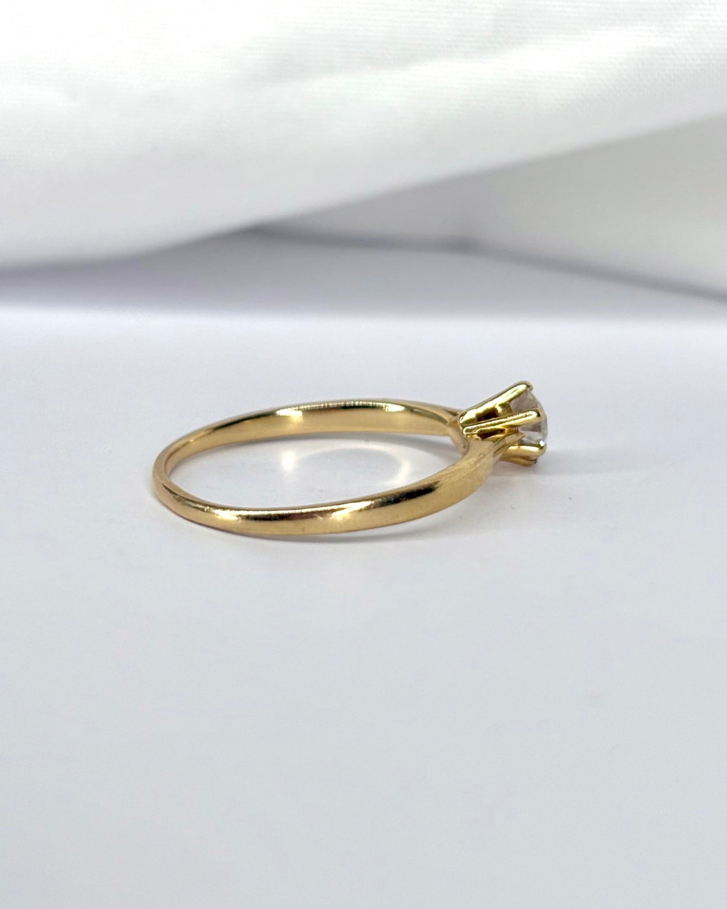 Bague Solitaire Diamant 0.25 carat &quot;Christilla&quot; - Elliade Paris