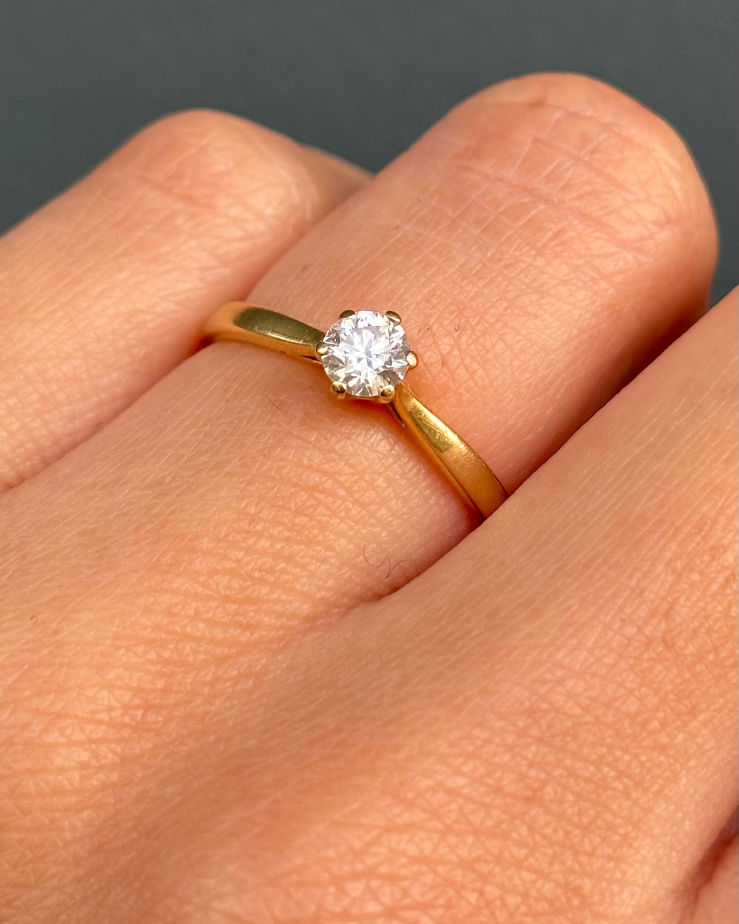 Bague Solitaire Diamant 0.25 carat &quot;Christilla&quot; - Elliade Paris