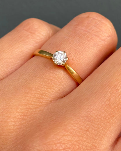 Bague Solitaire Diamant 0.25 carat &quot;Christilla&quot; - Elliade Paris