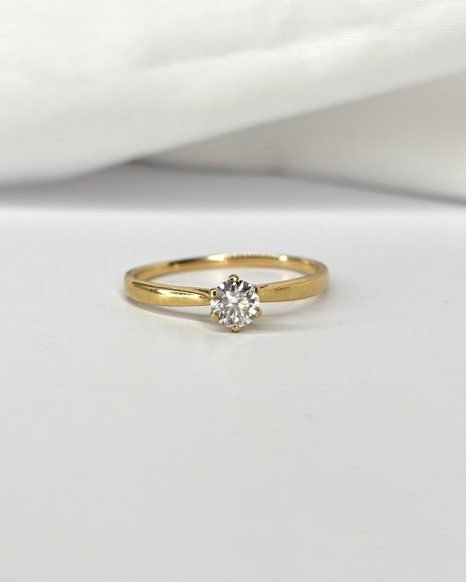 Bague Solitaire Diamant 0.25 carat &quot;Christilla&quot; - Elliade Paris