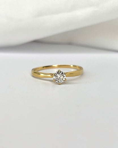 Bague Solitaire Diamant 0.25 carat &quot;Christilla&quot; - Elliade Paris