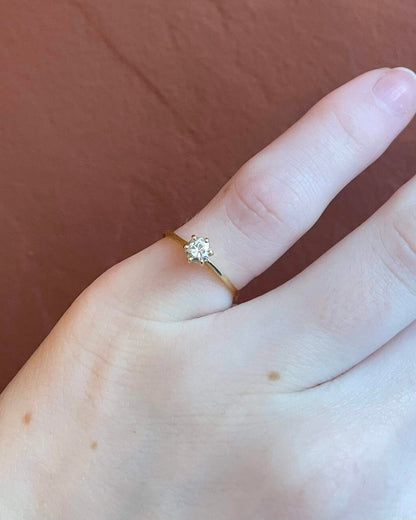 Bague Solitaire Diamant 0.25 carat &quot;Clem&quot; - Elliade Paris
