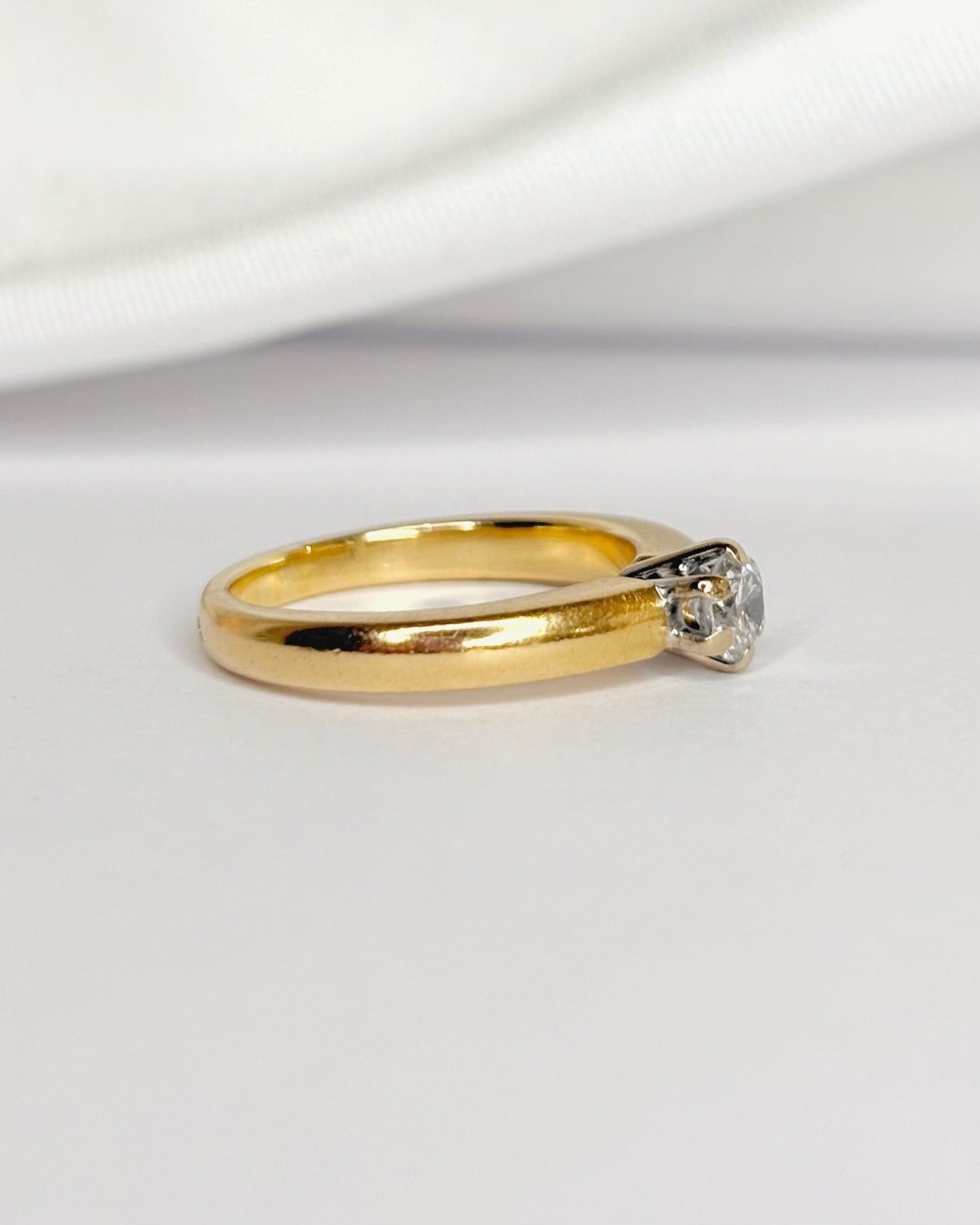 Bague Solitaire Diamant 0.25 carat "Elianne" - Elliade Paris