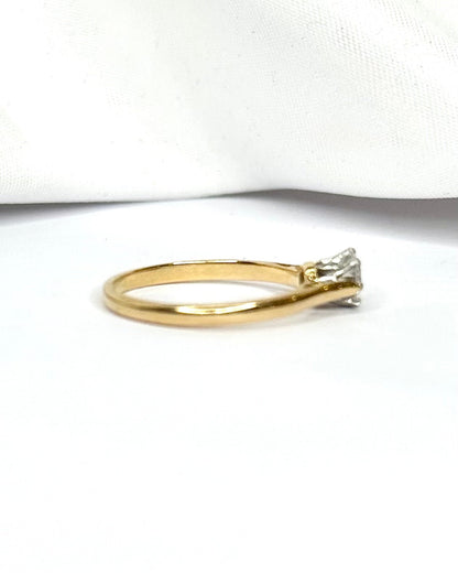 Bague Solitaire Diamant 0.25 carat "Emy" - Elliade Paris