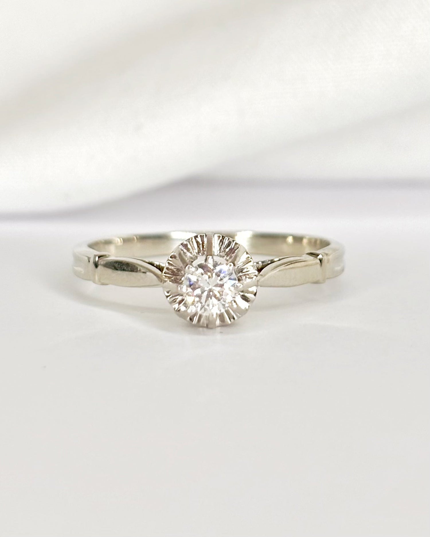 Bague Solitaire Diamant 0.25 carat "Félisse" - Elliade Paris