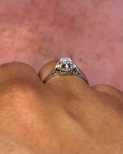 Bague Solitaire Diamant 0.29 carat "Josie" - Elliade Paris