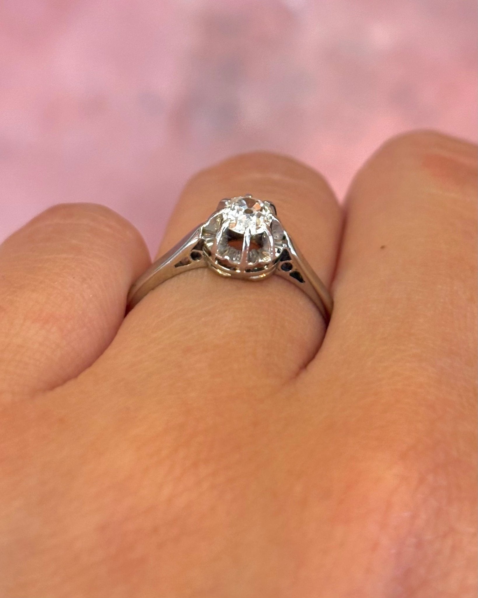 Bague Solitaire Diamant 0.29 carat "Josie" - Elliade Paris