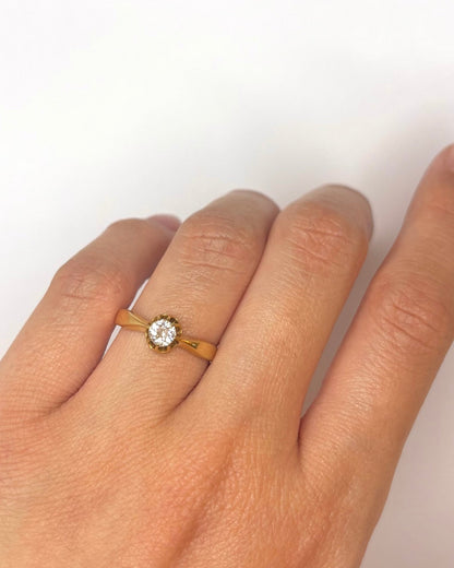 Bague Solitaire Diamant 0.30 carat "Anais" - Elliade Paris
