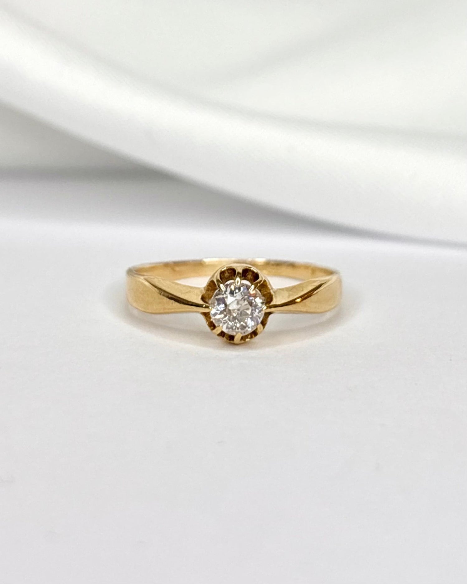 Bague Solitaire Diamant 0.30 carat "Anais" - Elliade Paris