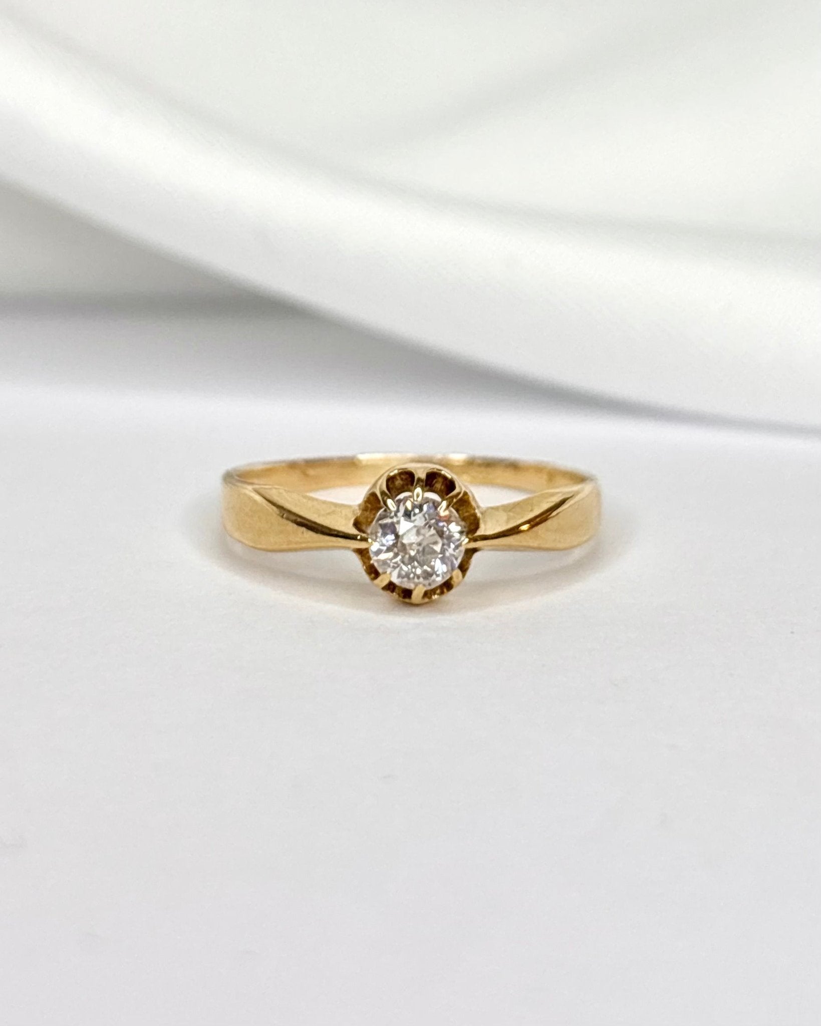 Bague Solitaire Diamant 0.30 carat "Anais" - Elliade Paris