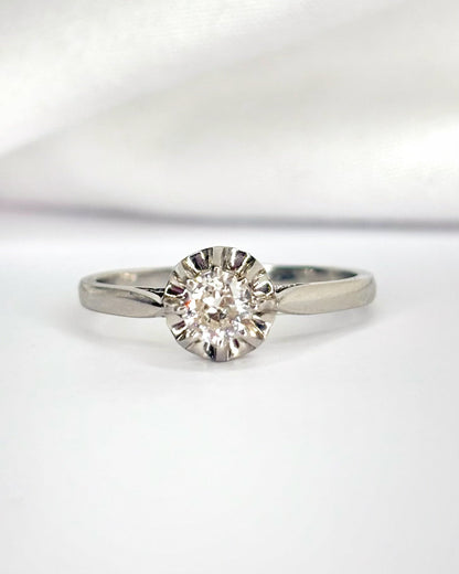 Bague Solitaire Diamant 0.30 carat "Laurine" - Elliade Paris