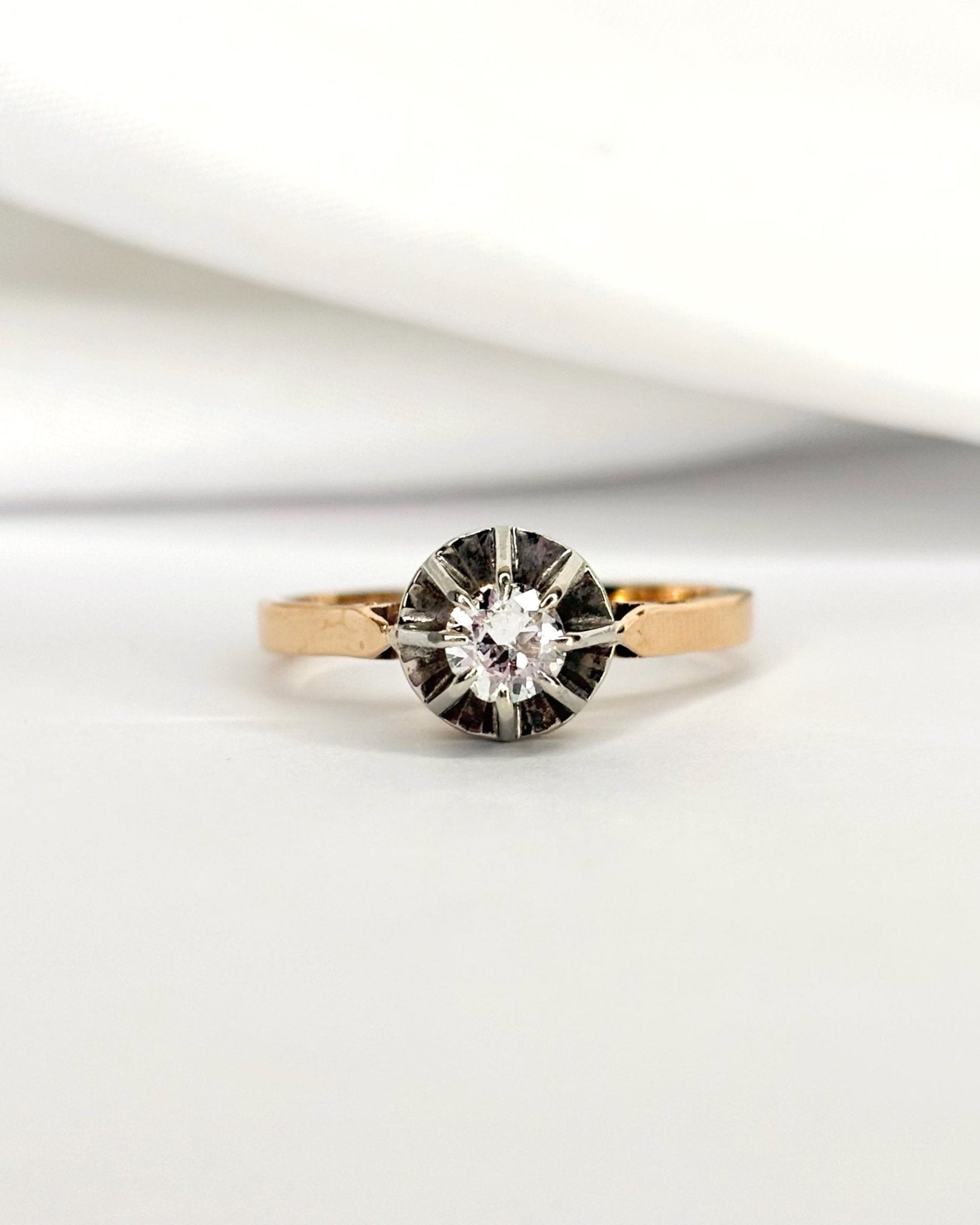 Bague Solitaire Diamant 0.30 carat "Vanessa" - Elliade Paris