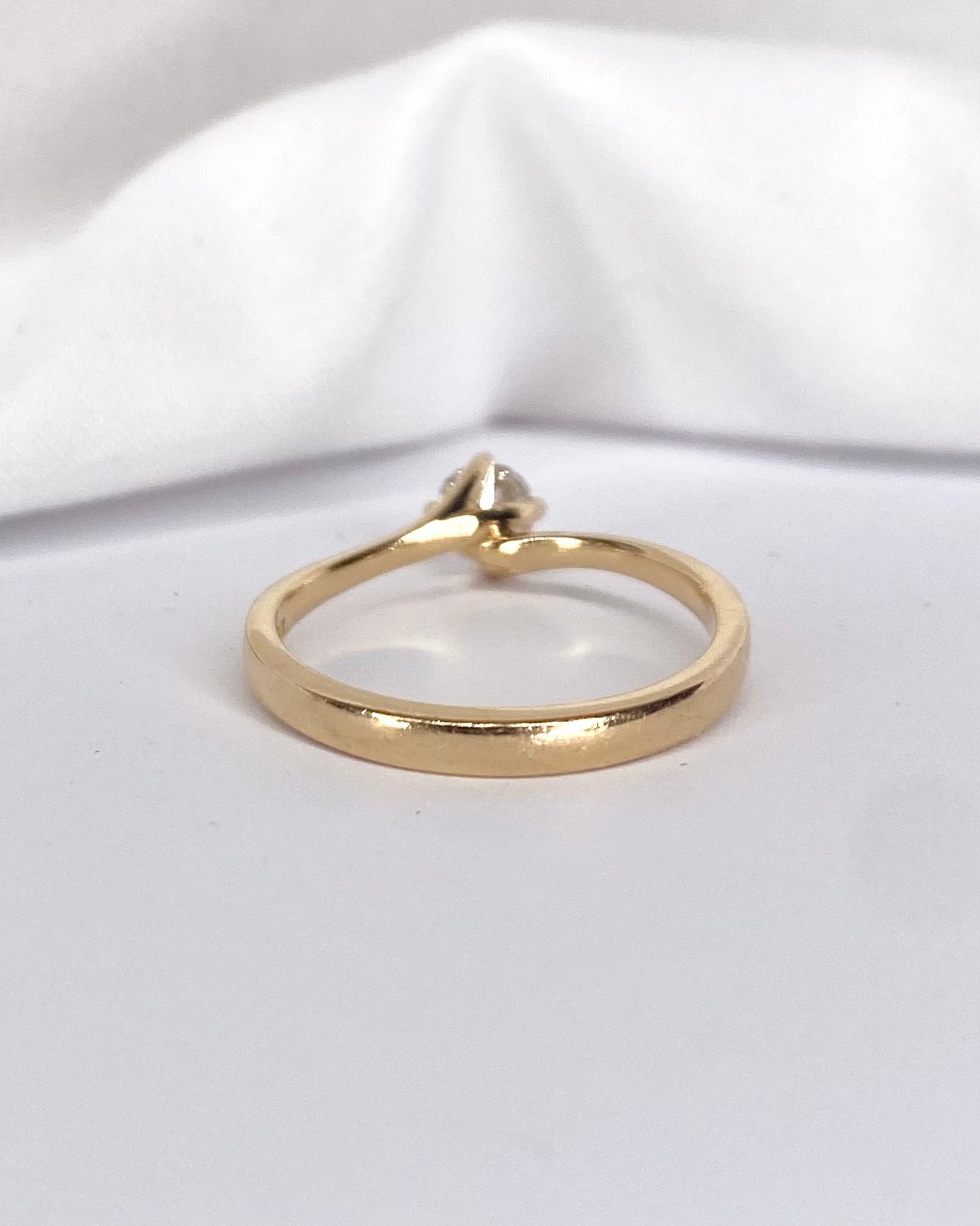 Bague Solitaire Diamant 0.33 carat &quot;Edna&quot; - Elliade Paris