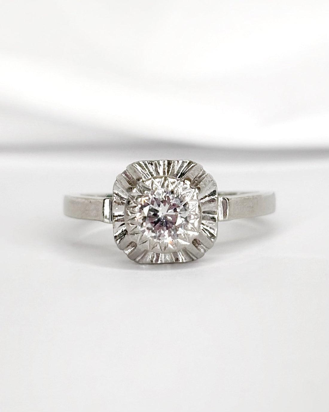 Bague Solitaire Diamant 0.33 carat "Livia" - Elliade Paris
