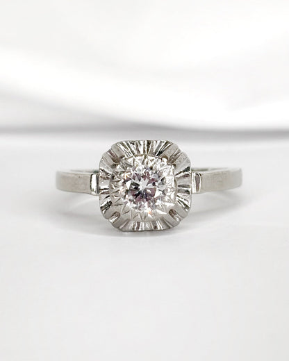 Bague Solitaire Diamant 0.33 carat "Livia" - Elliade Paris