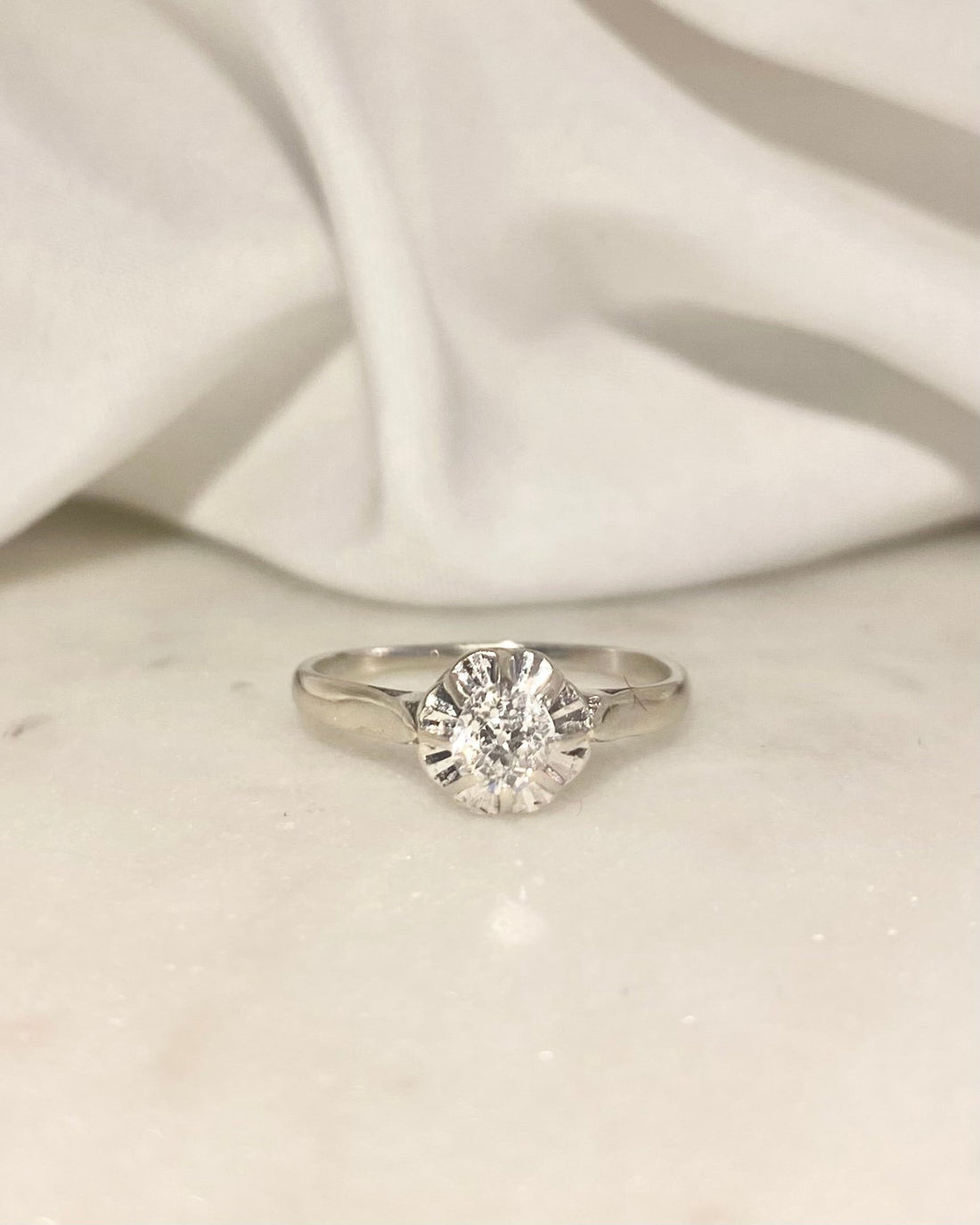 Bague Solitaire Diamant 0.33 carat &quot;Lolita&quot; - Elliade Paris