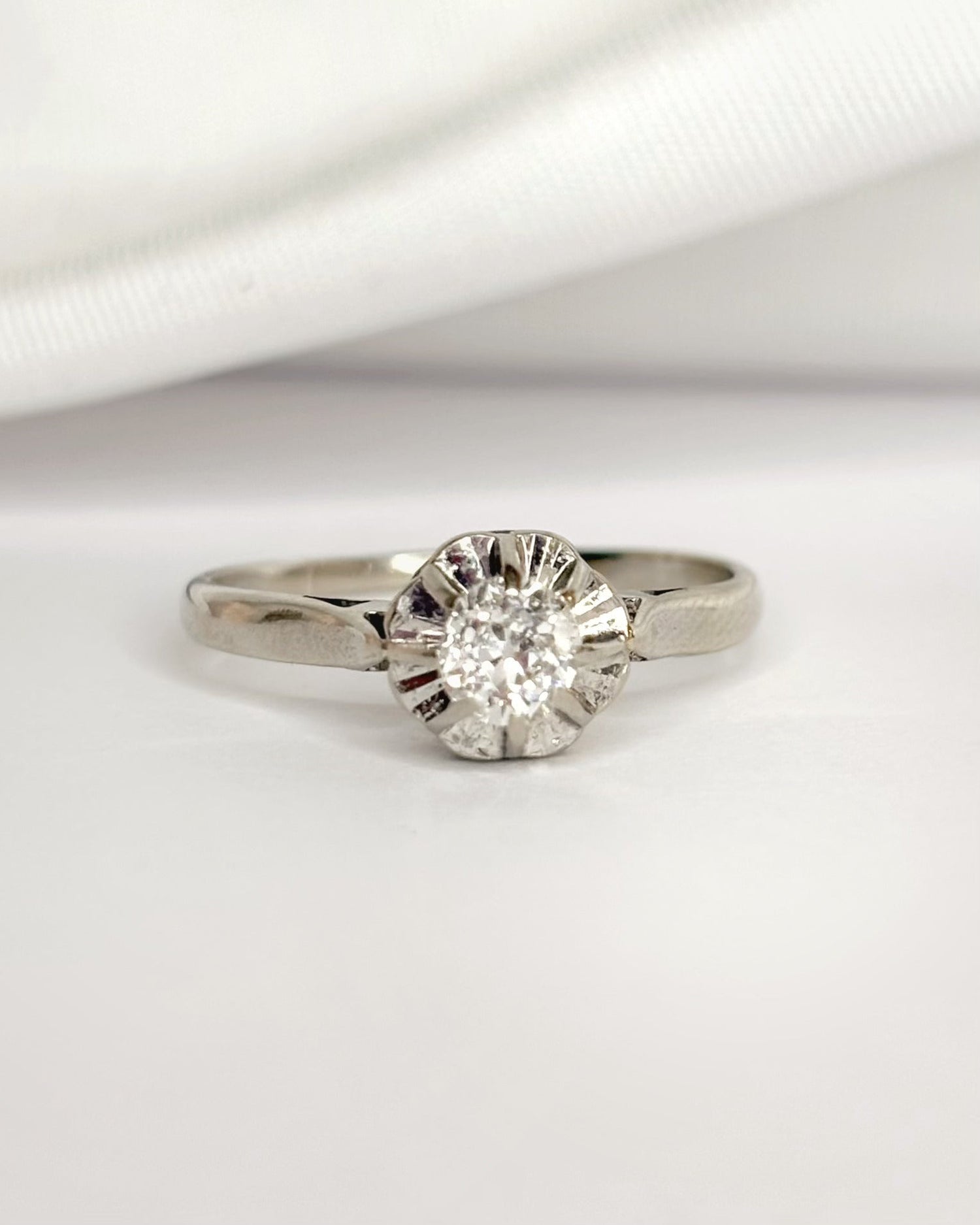 Bague Solitaire Diamant 0.33 carat "Lolita" - Elliade Paris