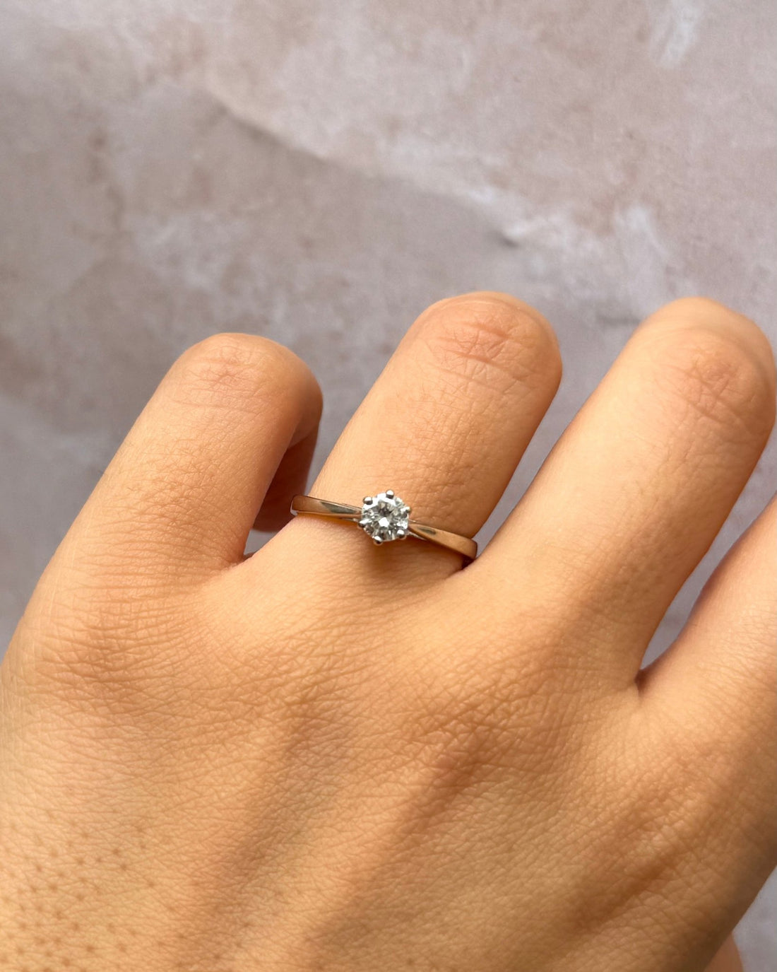Bague Solitaire Diamant 0.35 carat "Joelle" - Elliade Paris