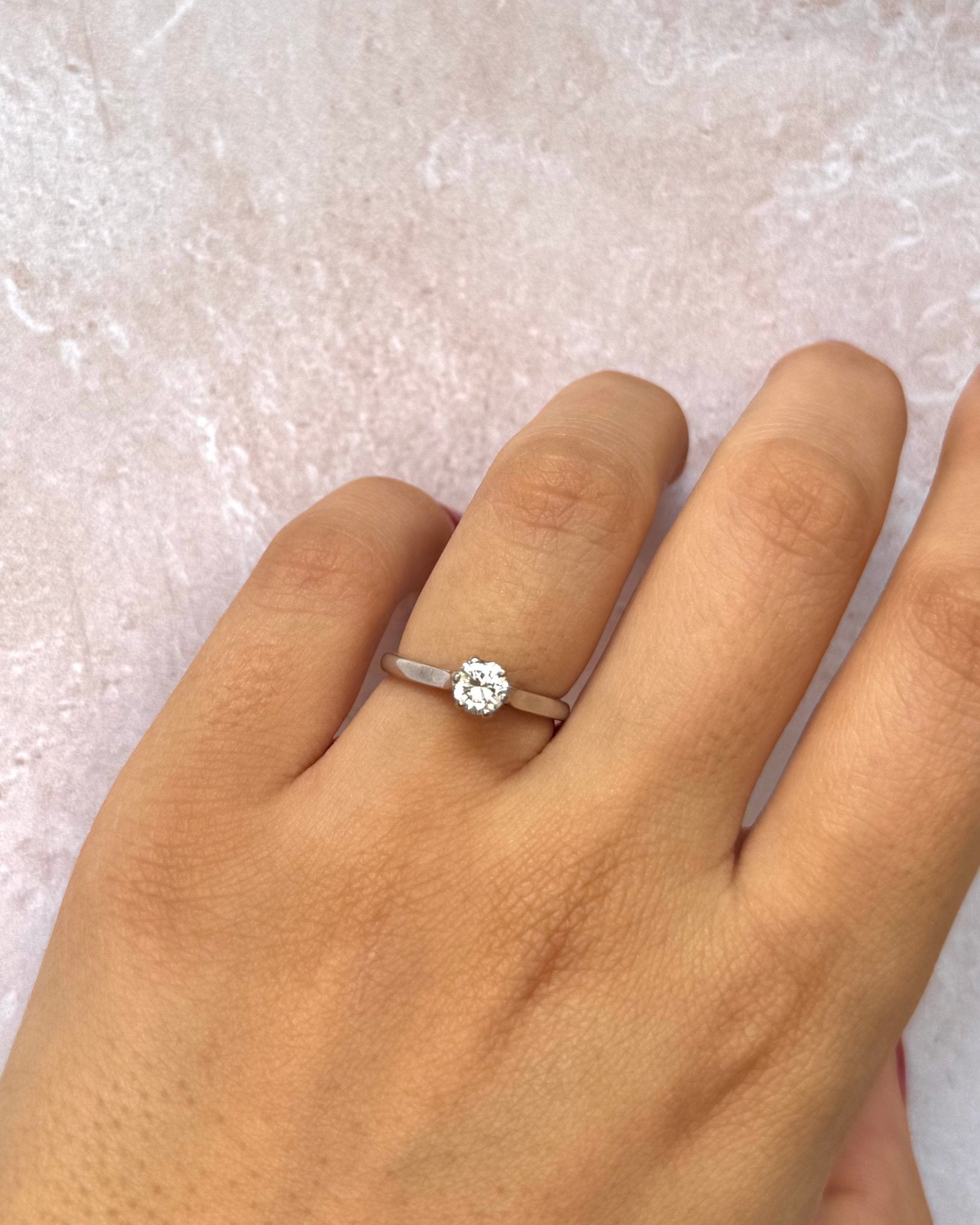 Bague Solitaire Diamant 0.35 carat "Viana" - Elliade Paris