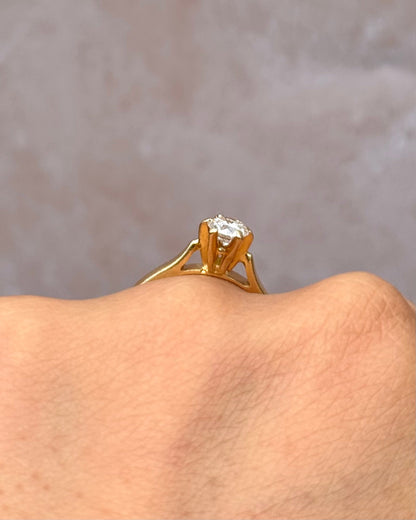Bague Solitaire Diamant 0.44 carat "Billie" - Elliade Paris
