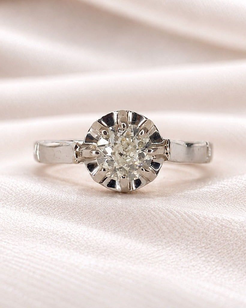 Bague Solitaire Diamant 0.45 carat "Camille" - Elliade Paris