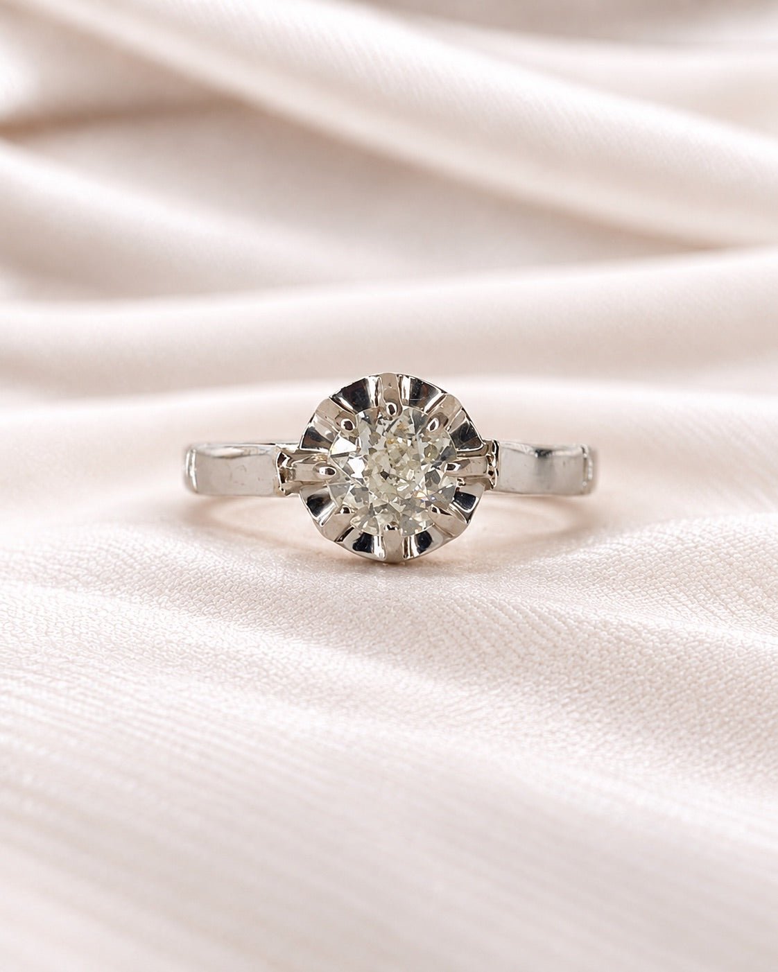 Bague Solitaire Diamant 0.45 carat "Camille" - Elliade Paris