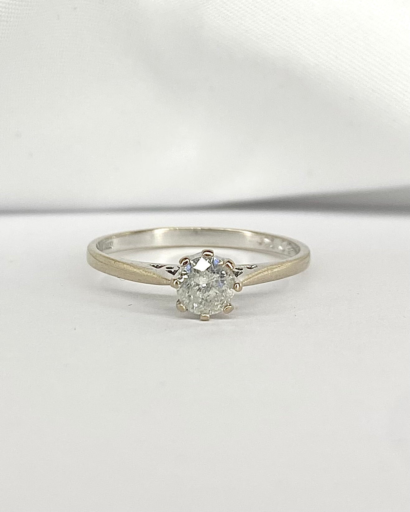 Bague Solitaire Diamant 0.47 carat "Marianne" - Elliade Paris