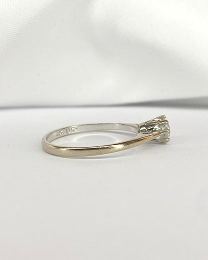 Bague Solitaire Diamant 0.47 carat "Marianne" - Elliade Paris