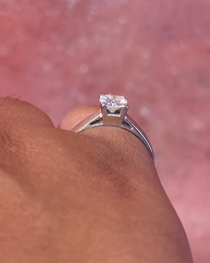 Bague Solitaire Diamant 0.50 carat "Jade" - Elliade Paris