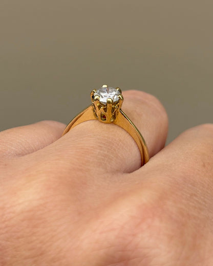 Bague Solitaire Diamant 0.50 carat &quot;Orphée&quot; - Elliade Paris
