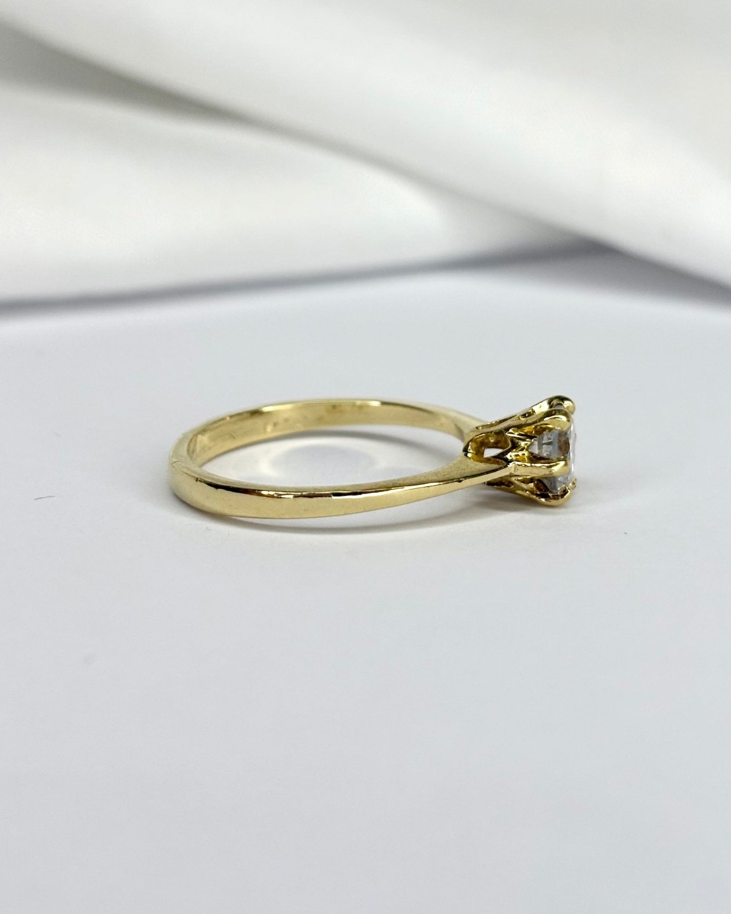 Bague Solitaire Diamant 0.50 carat &quot;Orphée&quot; - Elliade Paris