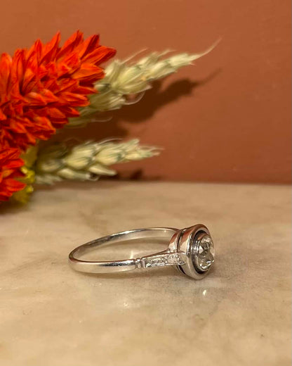 Bague Solitaire Diamant 0.50 carat &quot;Vannity&quot; - Elliade Paris
