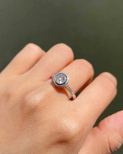 Bague Solitaire Diamant 0.50 carat &quot;Vannity&quot; - Elliade Paris