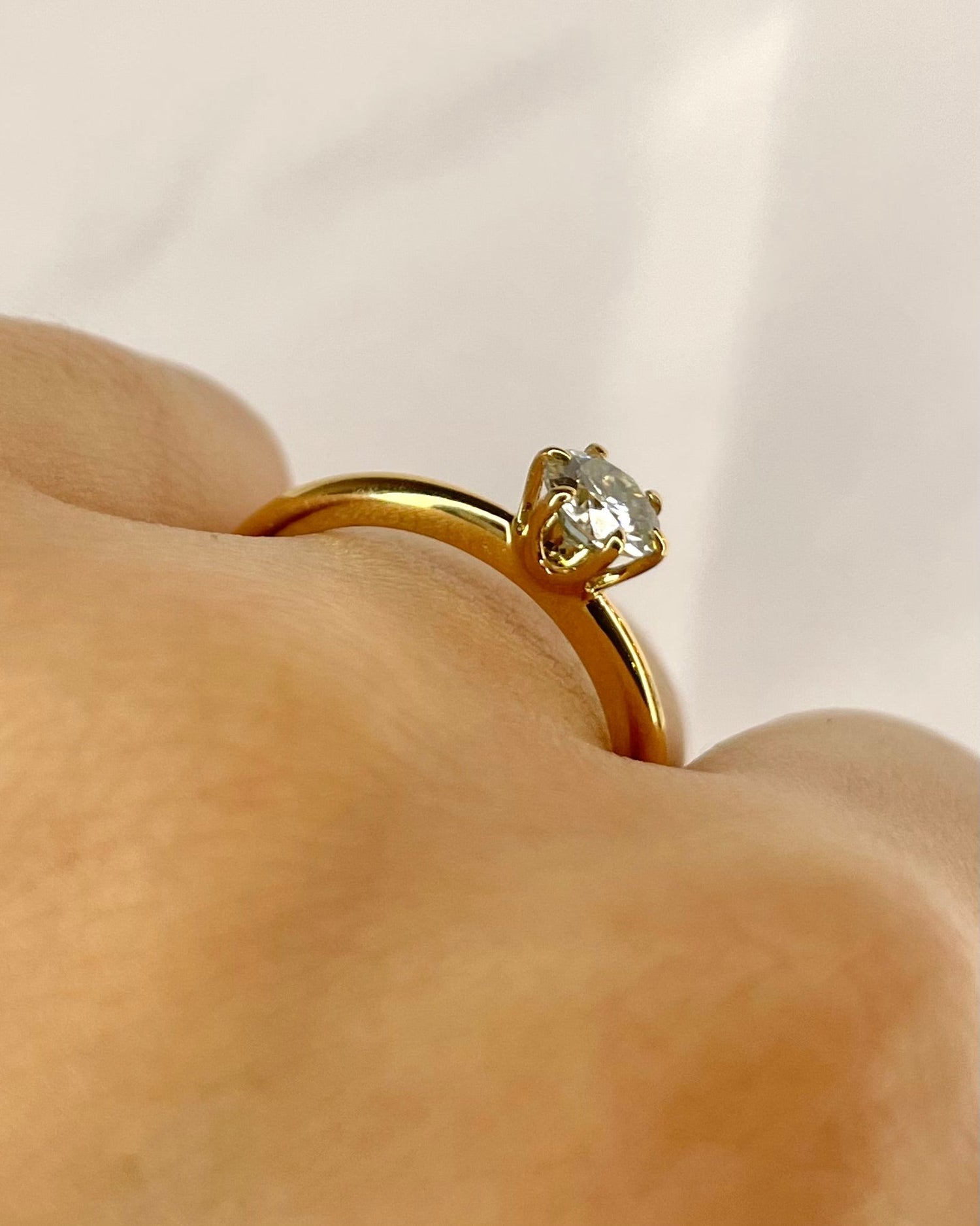 Bague Solitaire Diamant 0.50 carat "Vittoria" - Elliade Paris