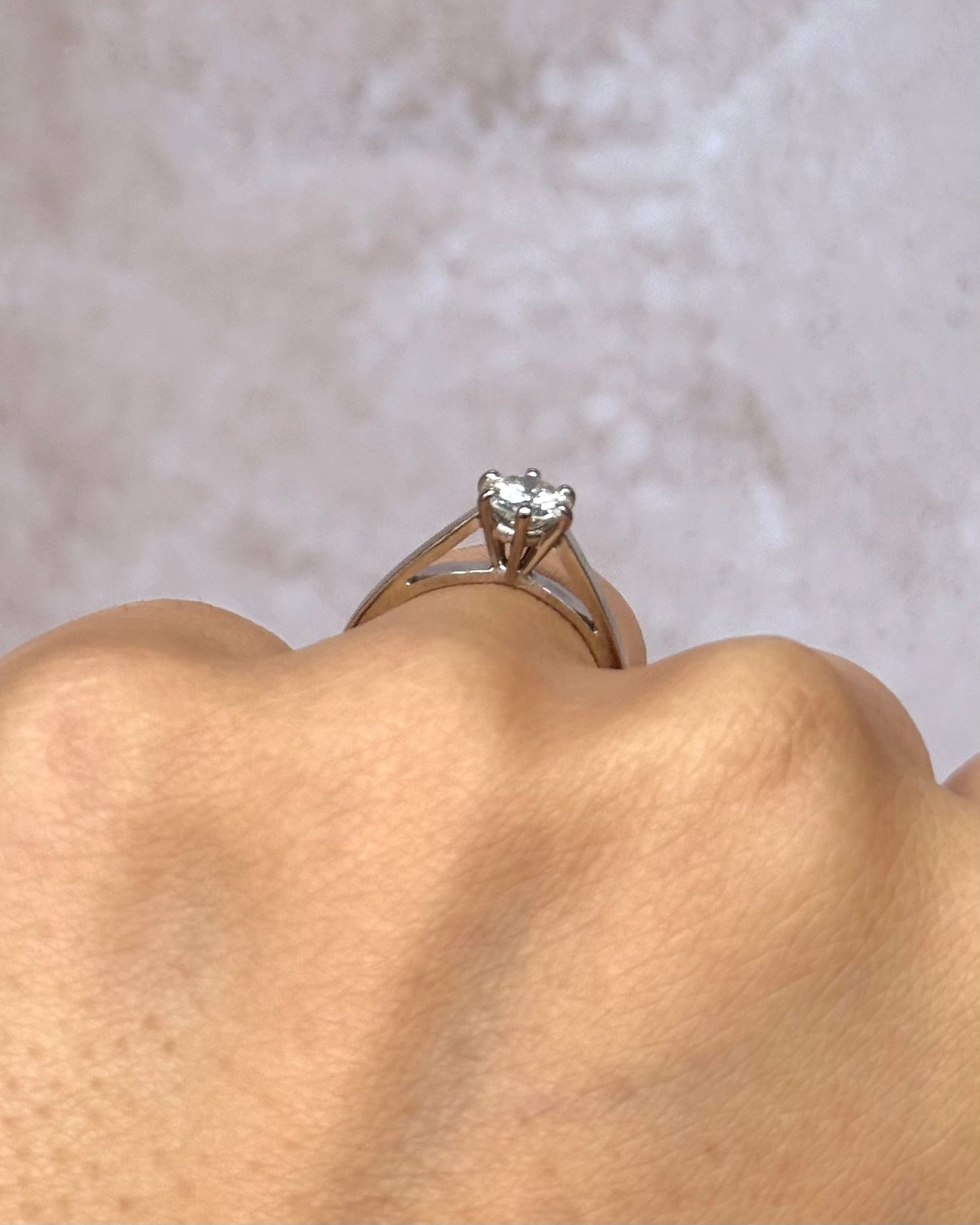 Bague Solitaire Diamant 0.55 carat "Julie" - Elliade Paris