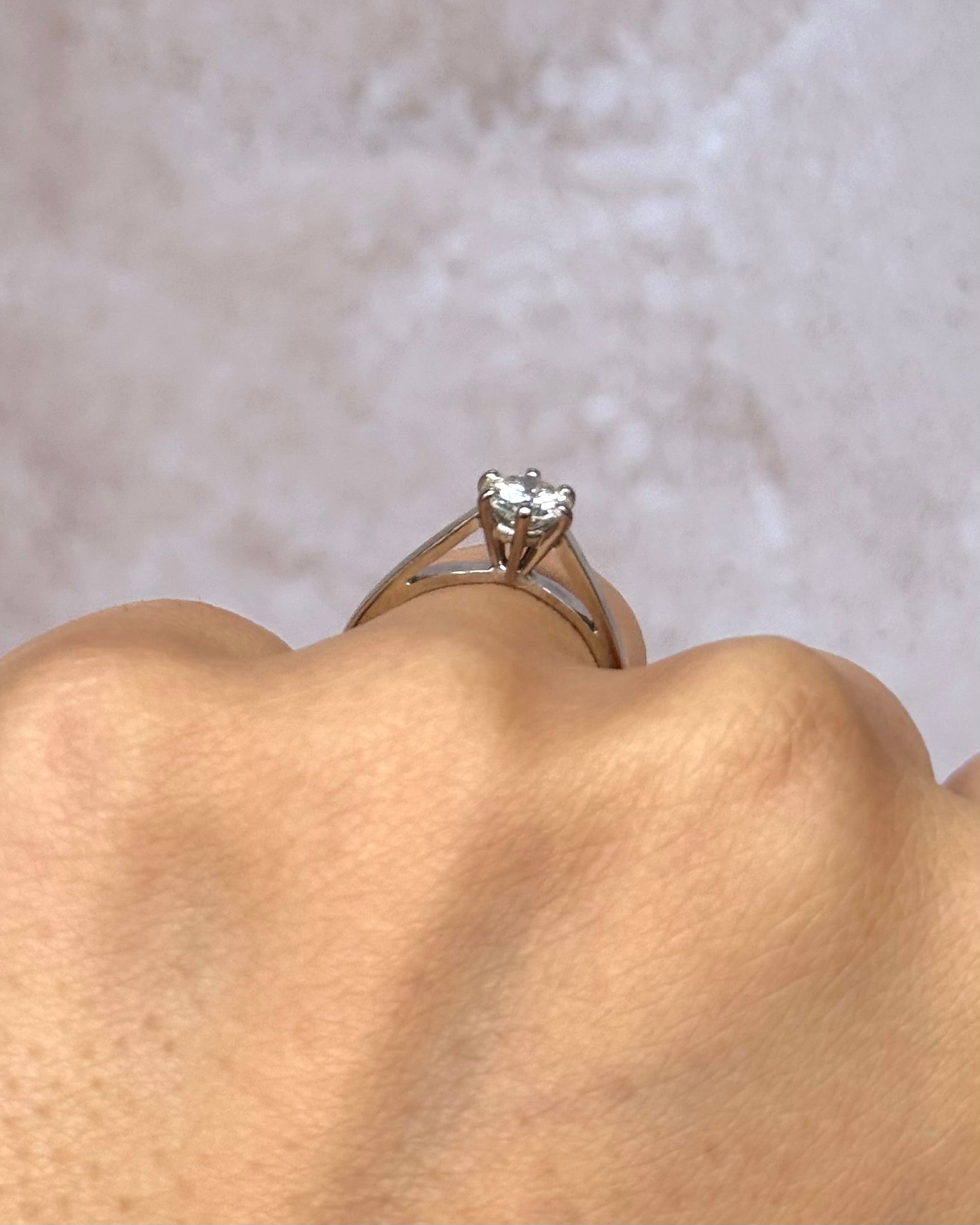 Bague Solitaire Diamant 0.55 carat "Julie" - Elliade Paris