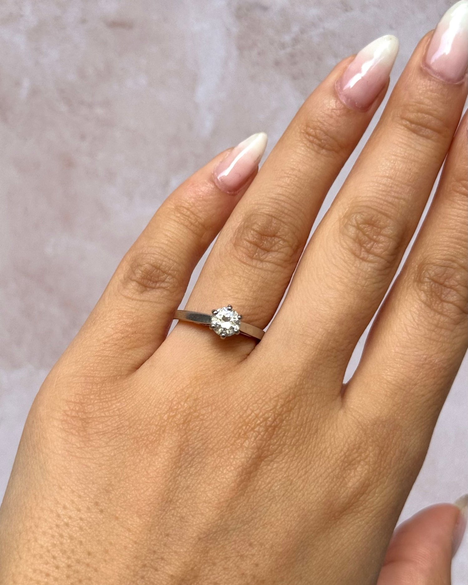 Bague Solitaire Diamant 0.55 carat "Julie" - Elliade Paris