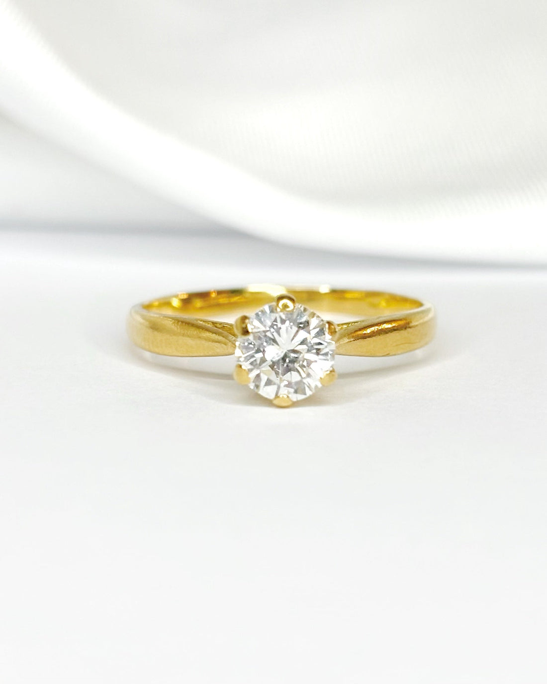 Bague Solitaire Diamant 0.57 carat "Melissa" - Elliade Paris